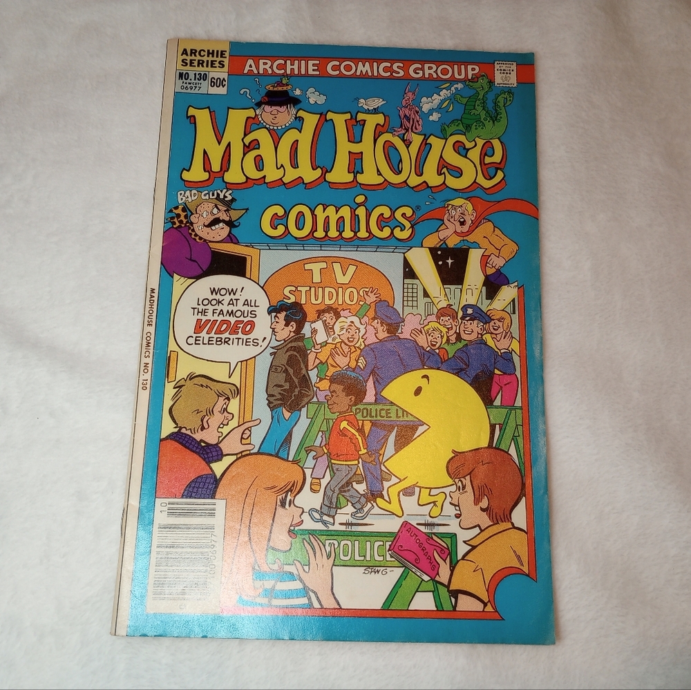 Mad House Issue #130 1st Appearance Pac-Man Pacman Archie Comics Group 1982 VTG
